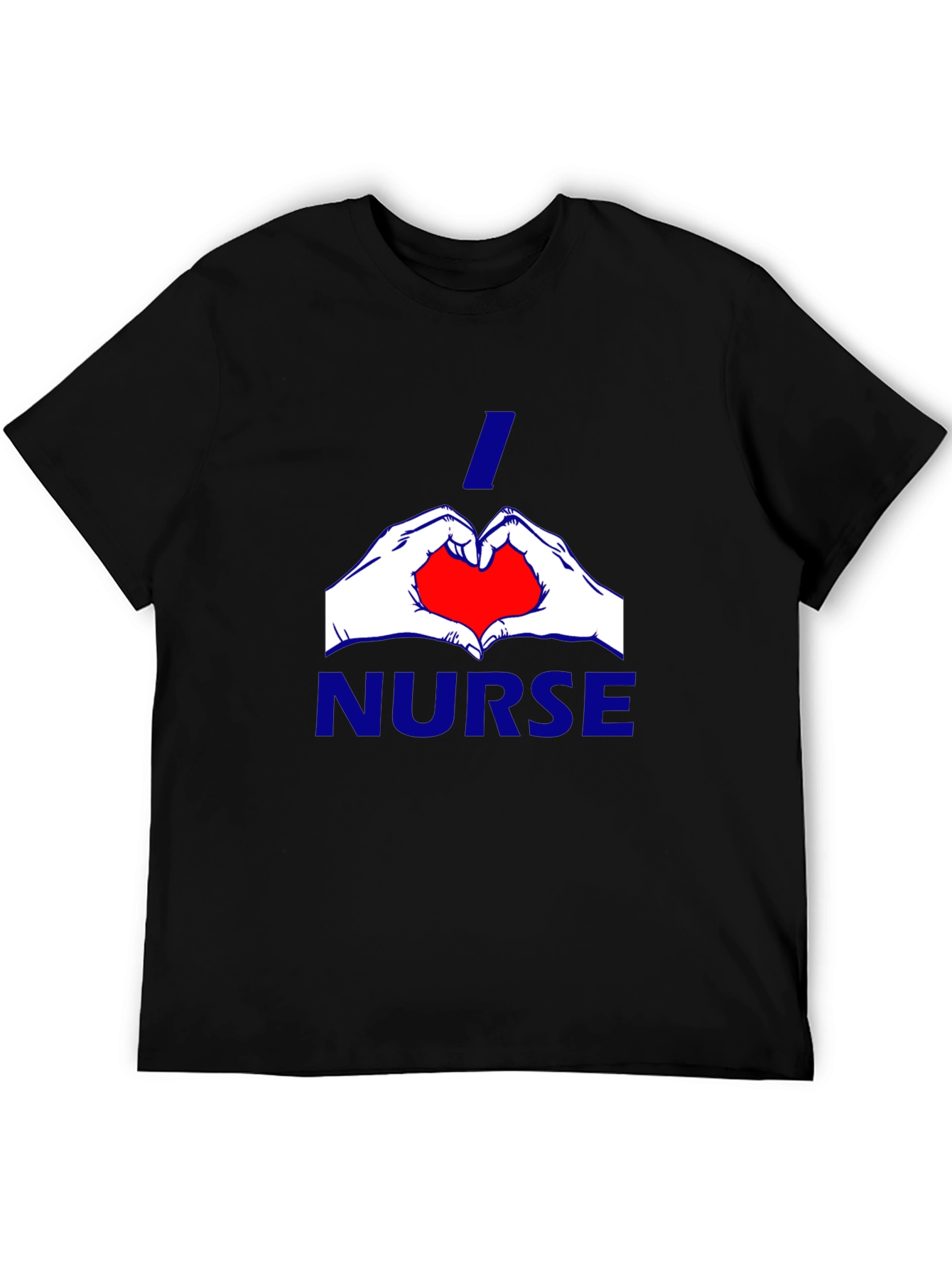I Heart Nurse - Black T-Shirt