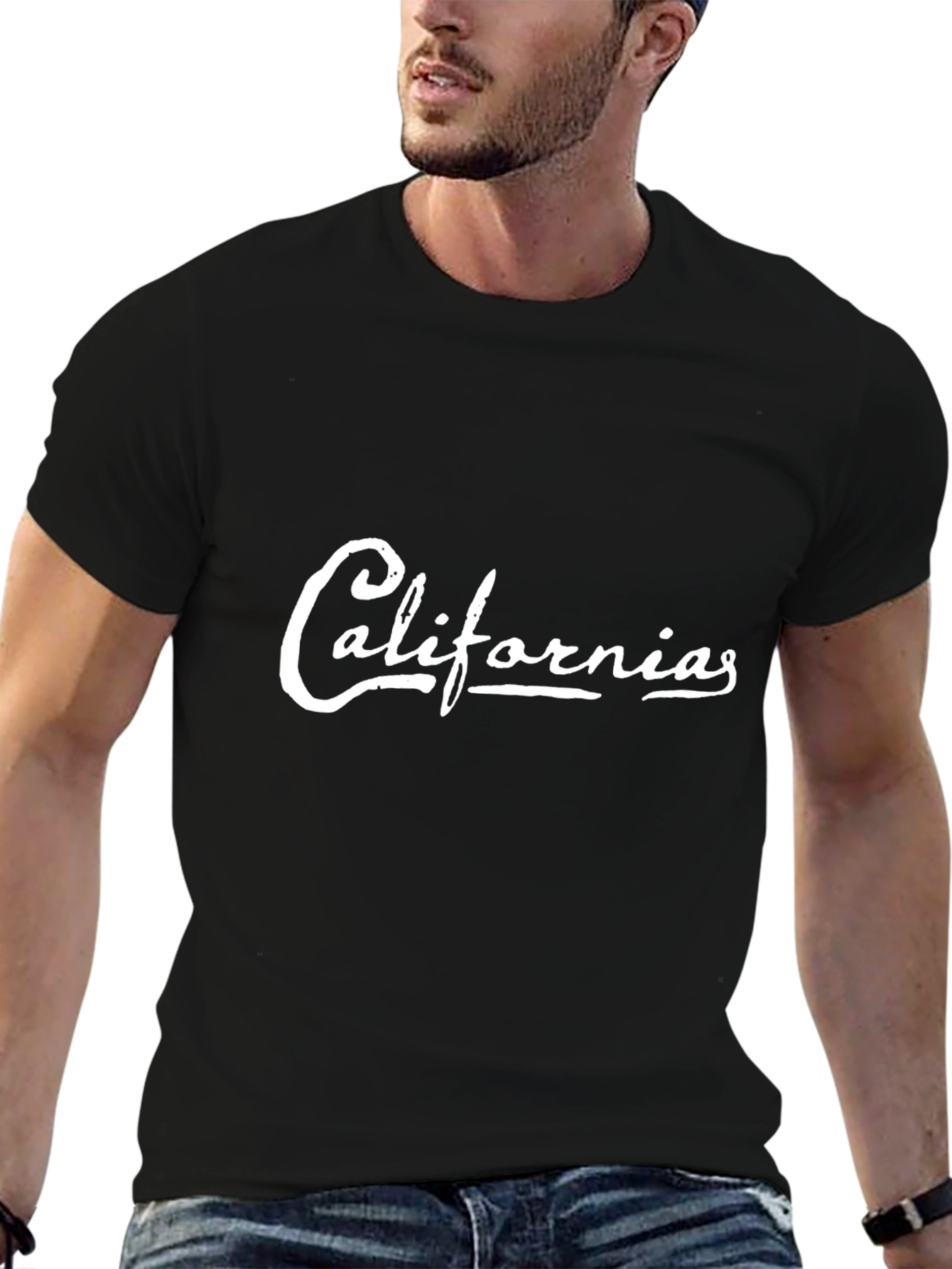 California Script Black T-Shirt