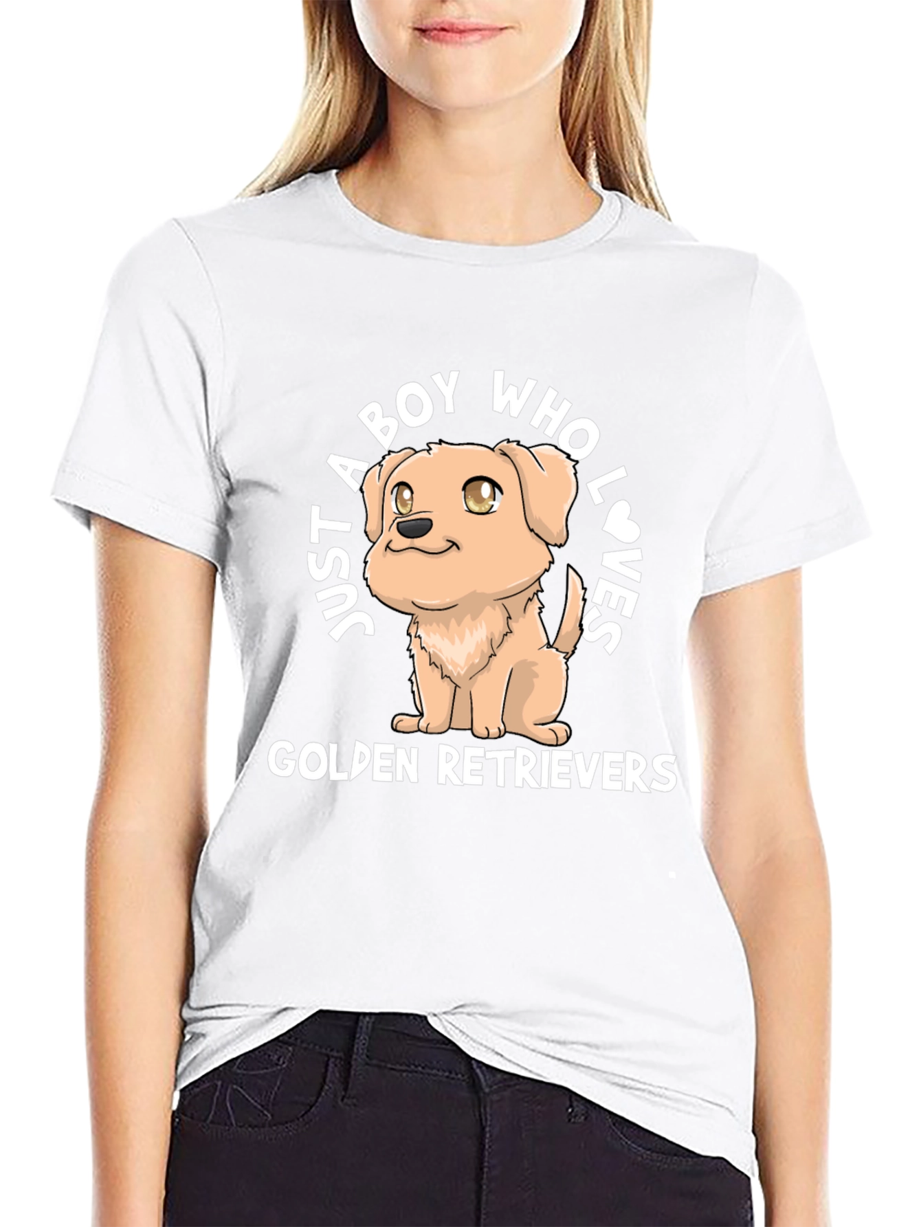 Golden Retriever Dog Lover T-Shirt - Boys Tee