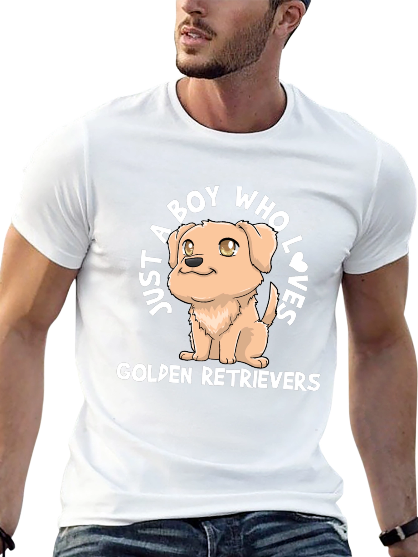 Golden Retriever Dog Lover T-Shirt - Boys Tee