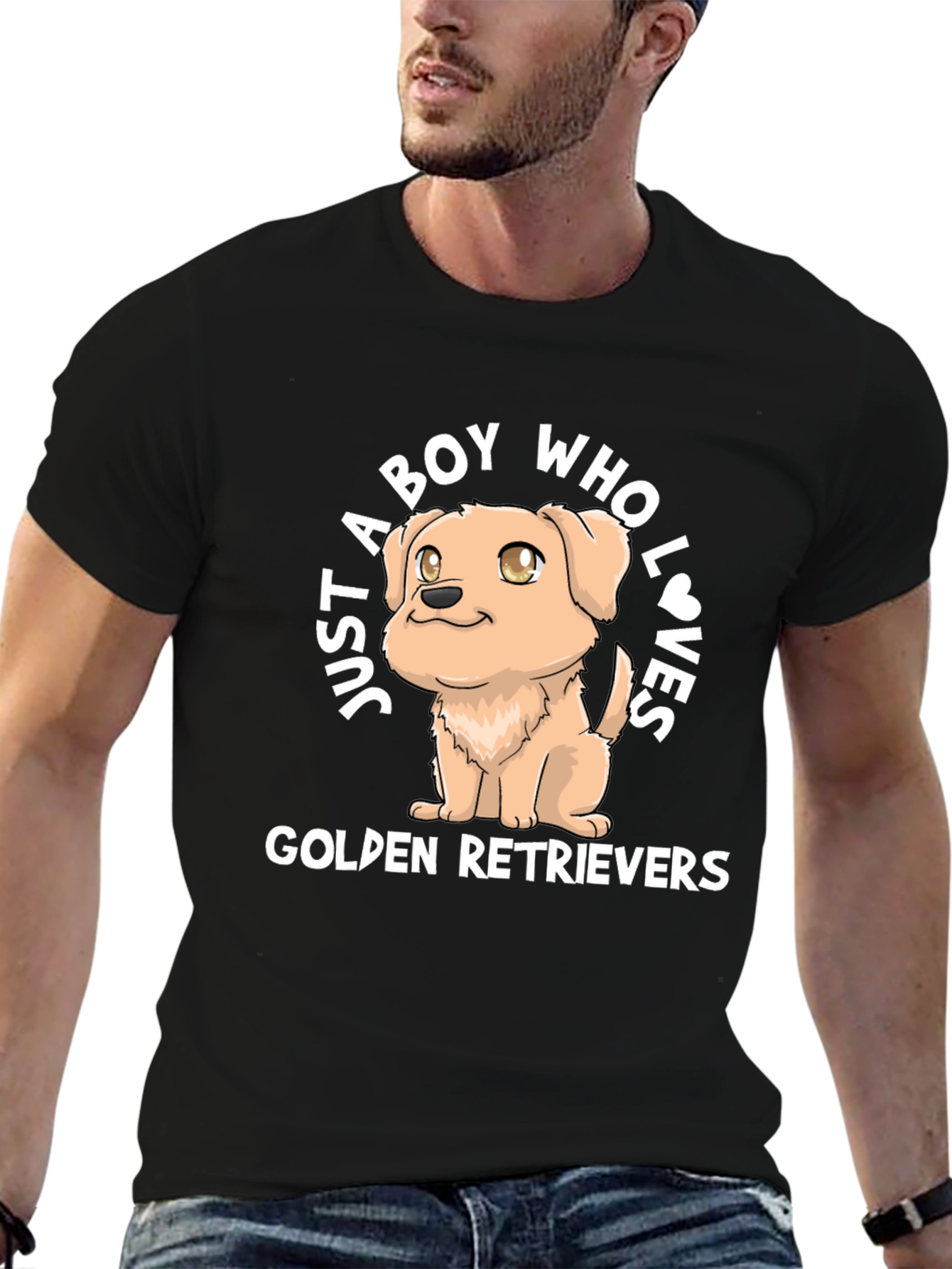 Golden Retriever Dog Lover T-Shirt - Boys Tee