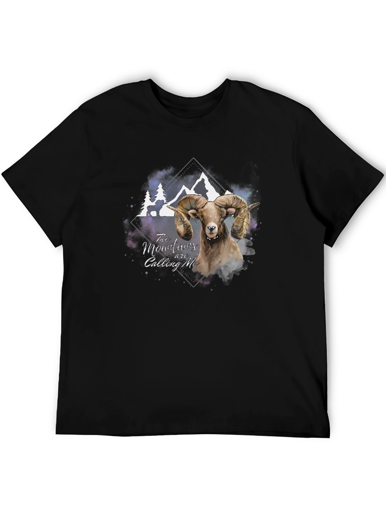 Mountains are Calling T-Shirt - Ram Graphic