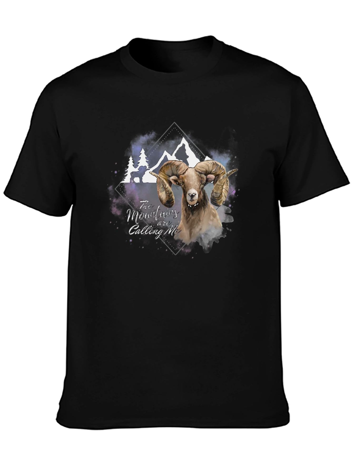 Mountains are Calling T-Shirt - Ram Graphic