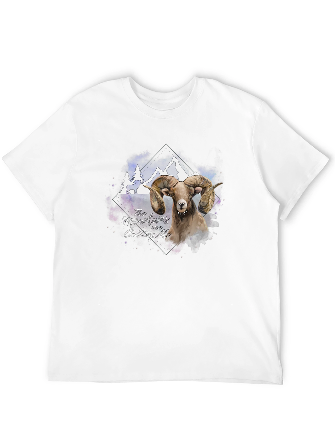 Mountains are Calling T-Shirt - Ram Graphic