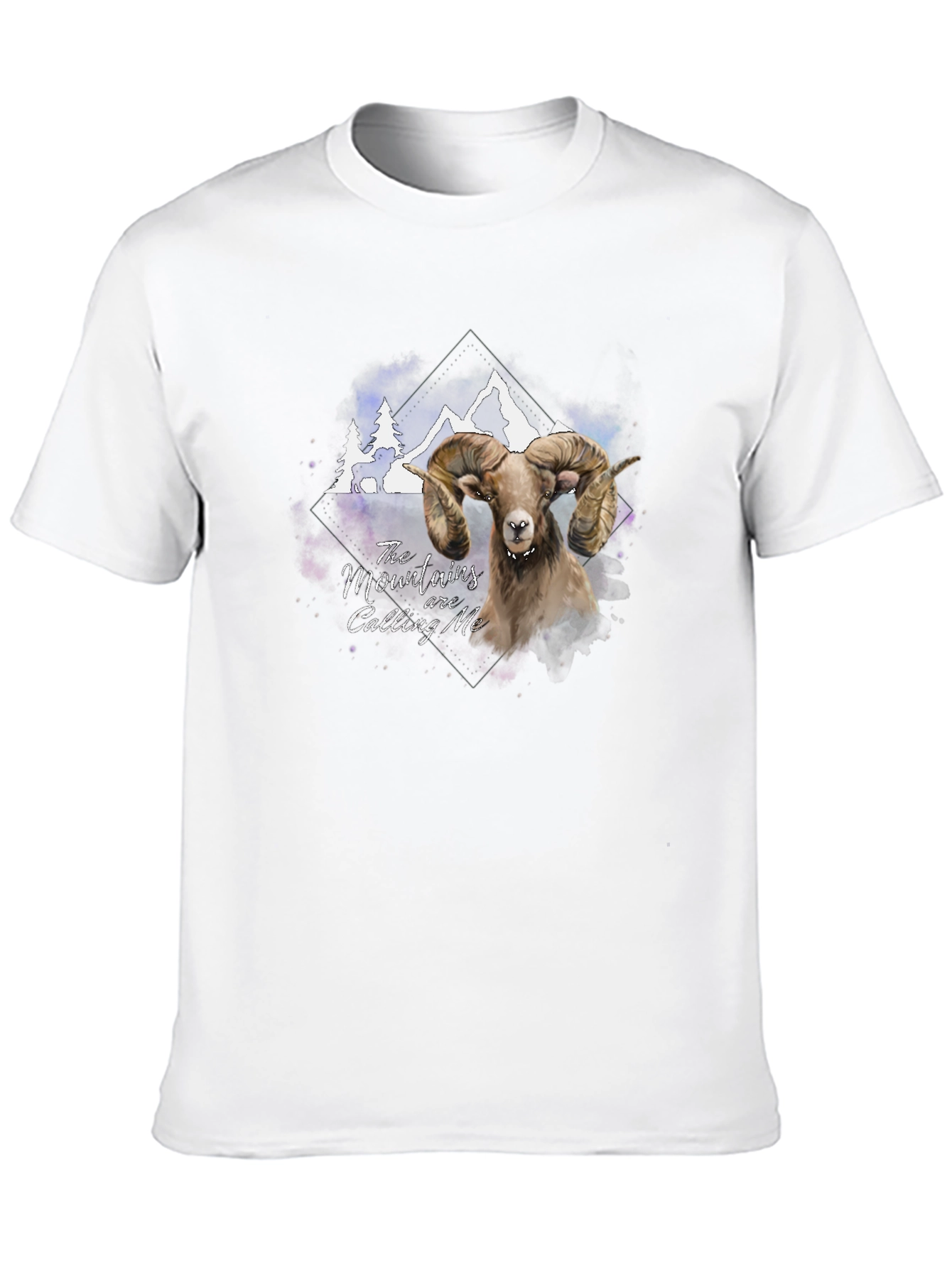 Mountains are Calling T-Shirt - Ram Graphic