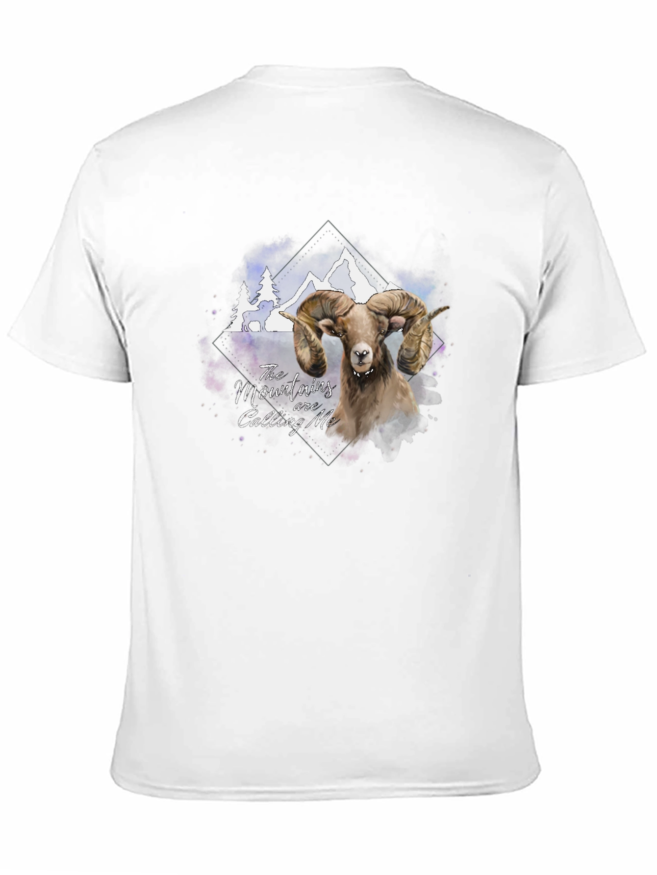 Mountains are Calling T-Shirt - Ram Graphic