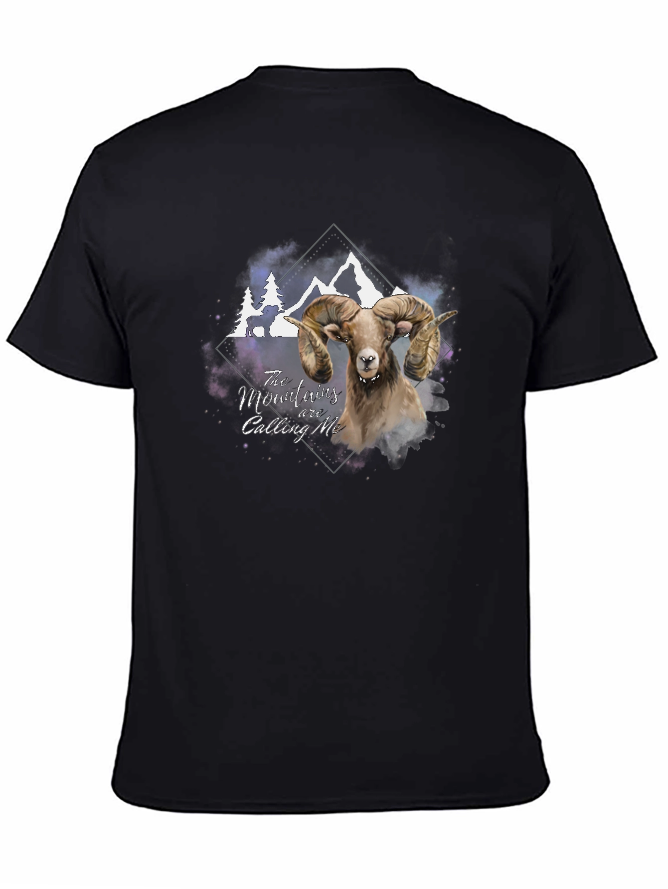 Mountains are Calling T-Shirt - Ram Graphic
