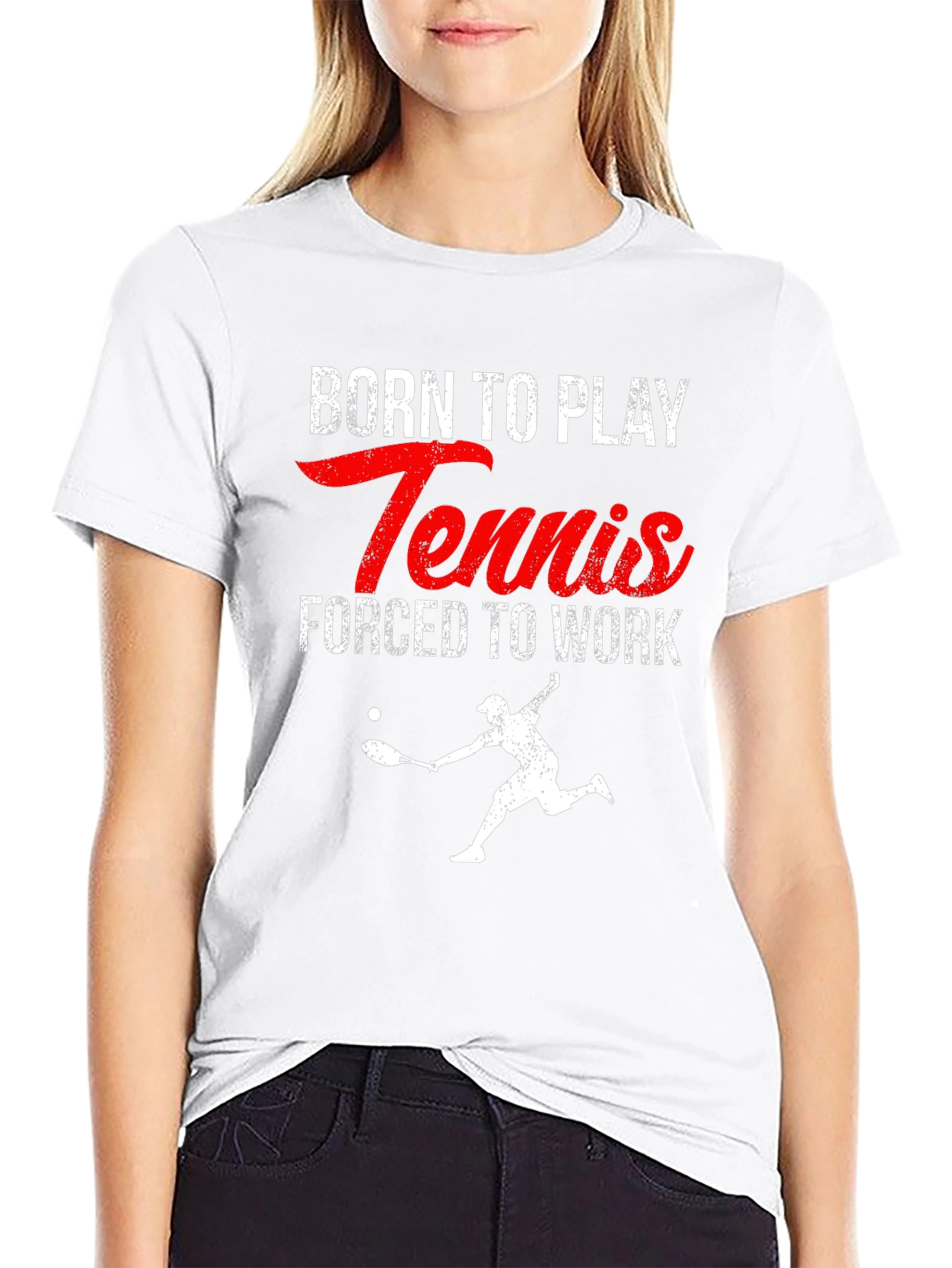 Born to Play Tennis Graphic Tee