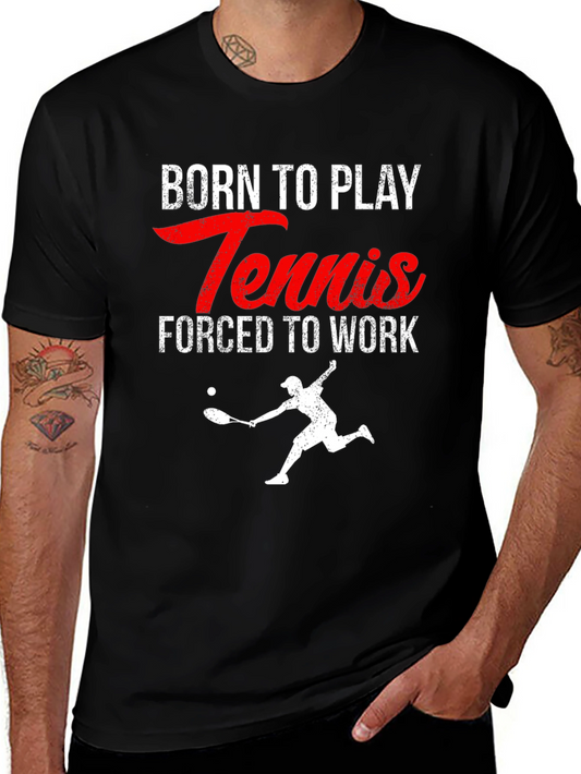 Born to Play Tennis Graphic Tee