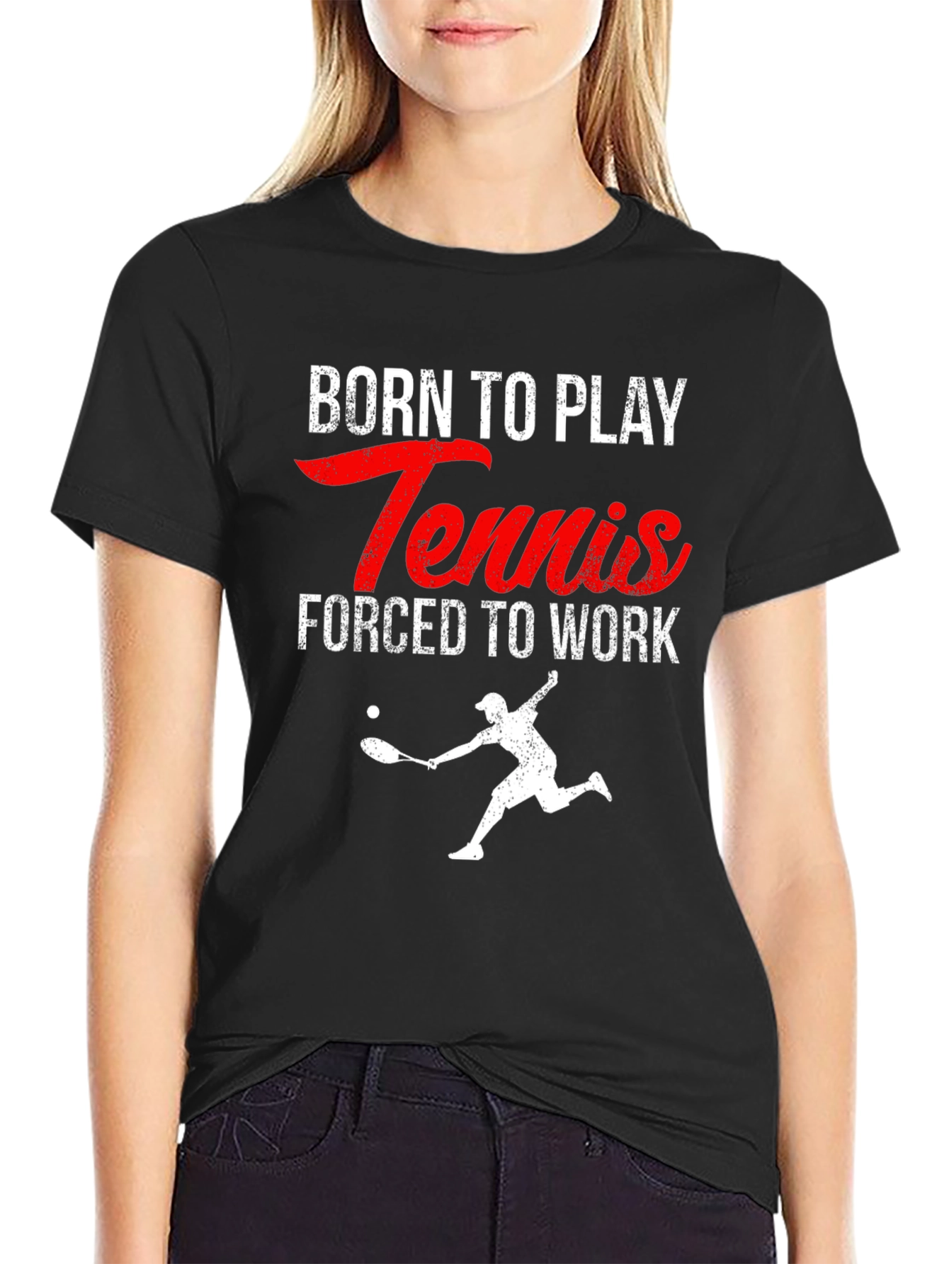 Born to Play Tennis Graphic Tee