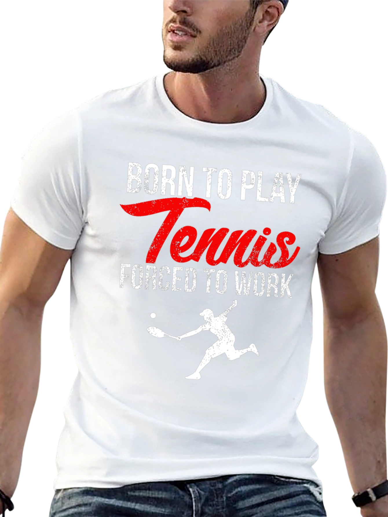 Born to Play Tennis Graphic Tee