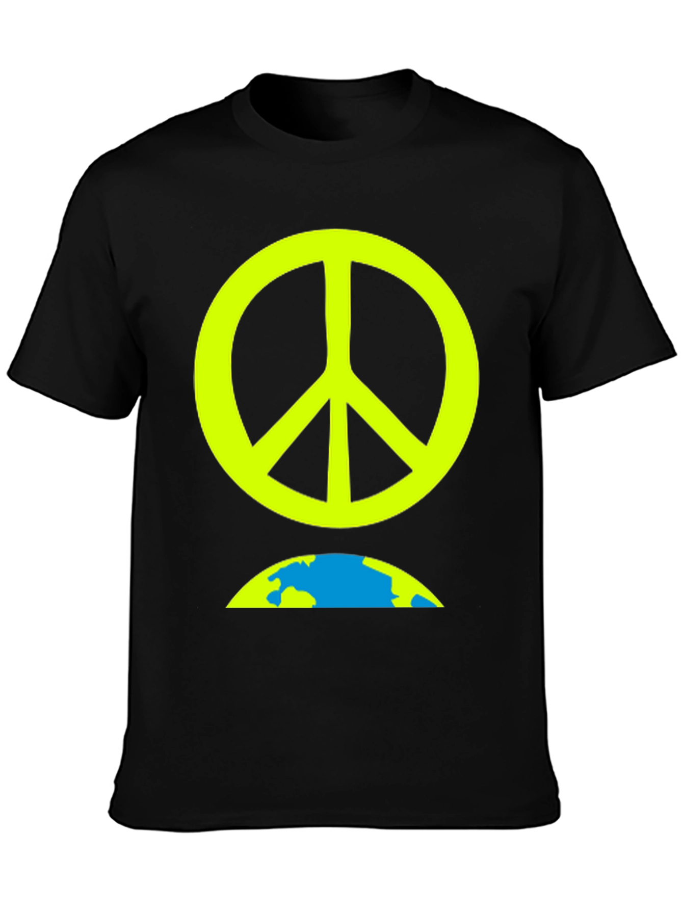 Peace on Earth Graphic Tee - Black T-Shirt