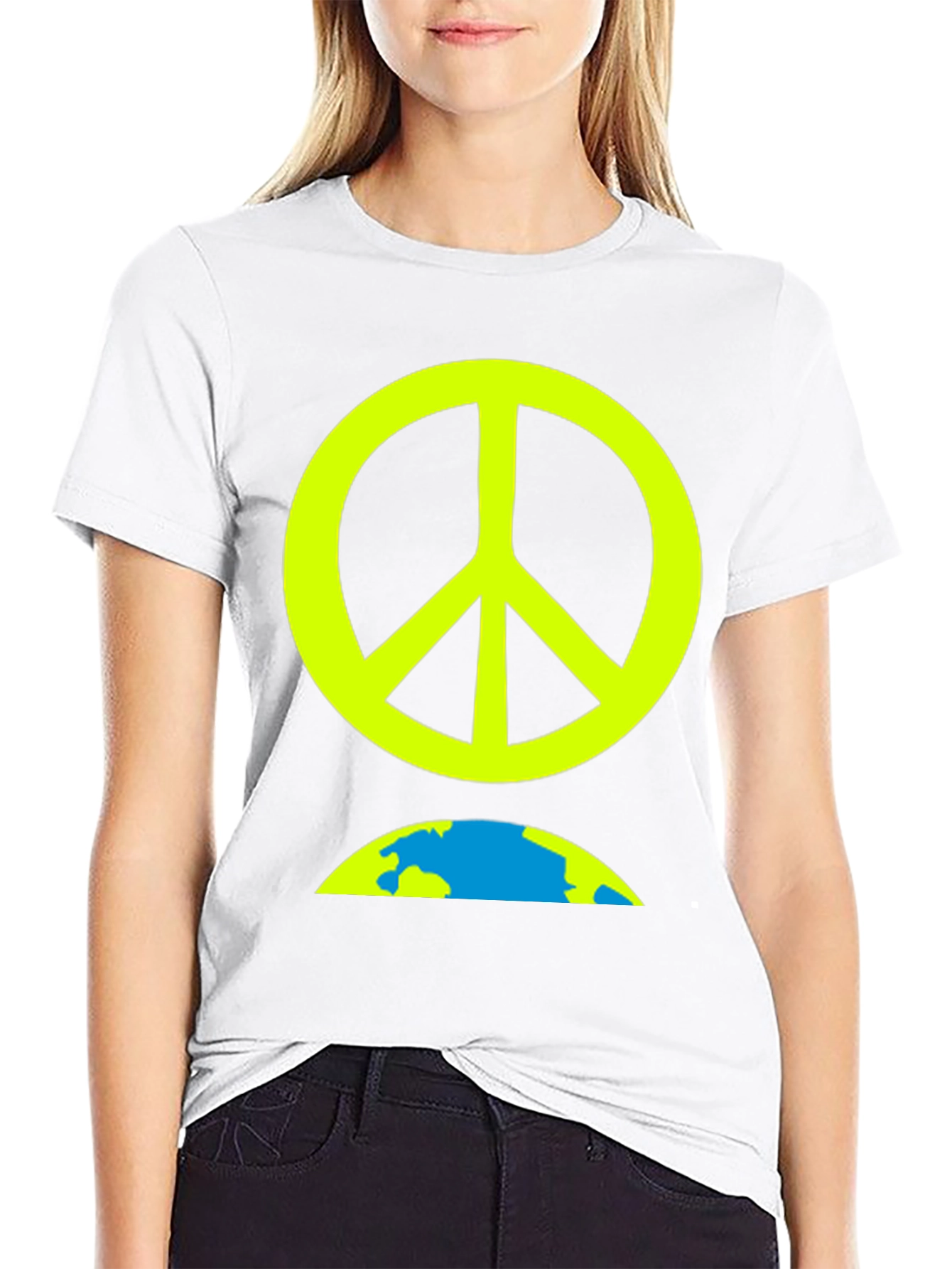 Peace on Earth Graphic Tee - Black T-Shirt