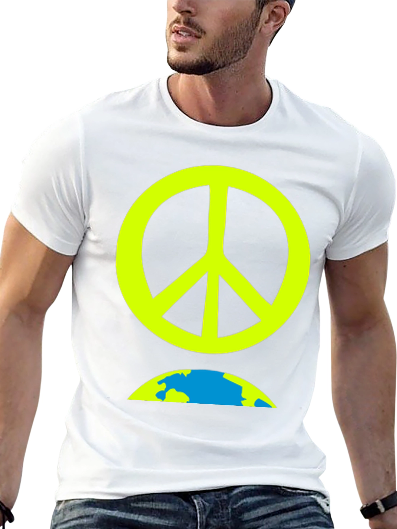 Peace on Earth Graphic Tee - Black T-Shirt