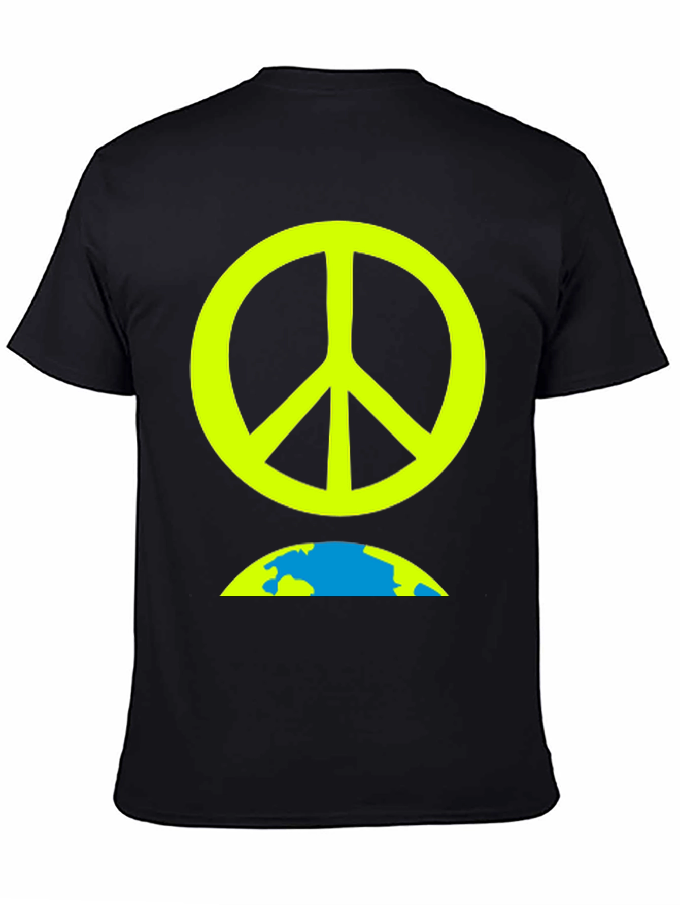 Peace on Earth Graphic Tee - Black T-Shirt
