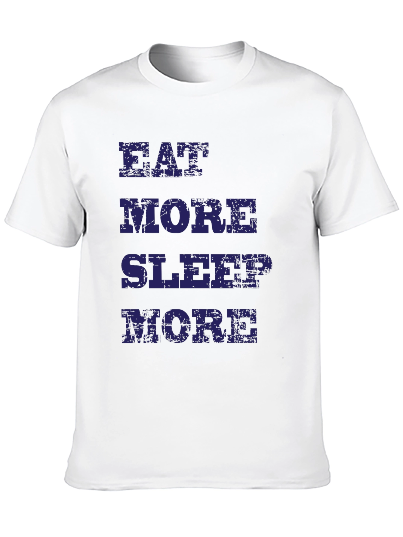 Eat More Sleep More Black T-Shirt