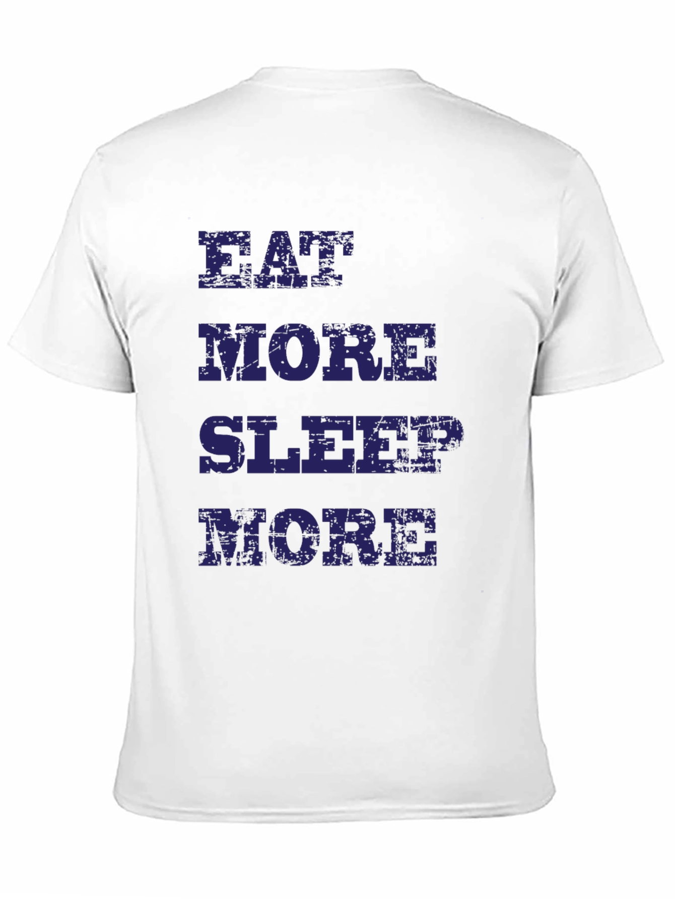 Eat More Sleep More Black T-Shirt