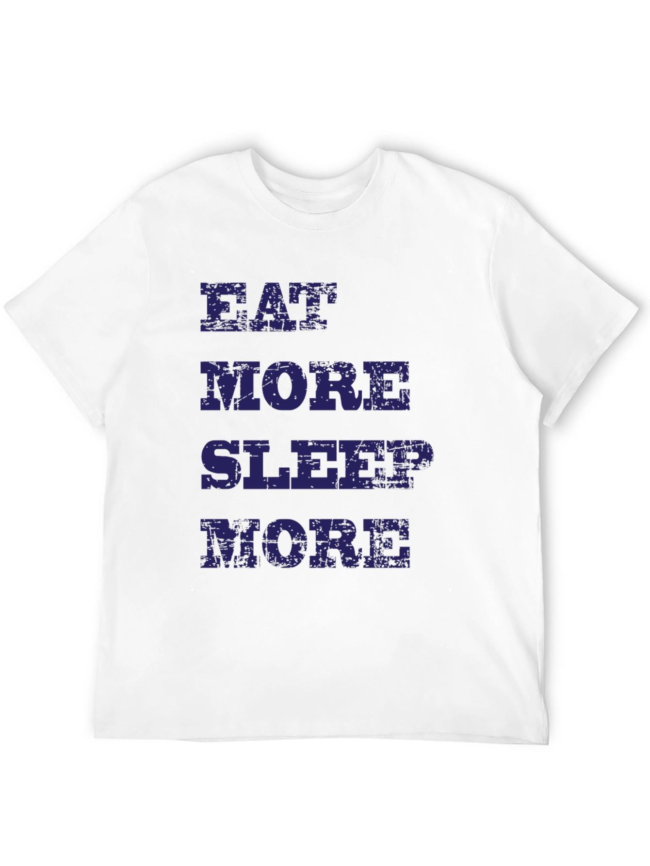 Eat More Sleep More Black T-Shirt
