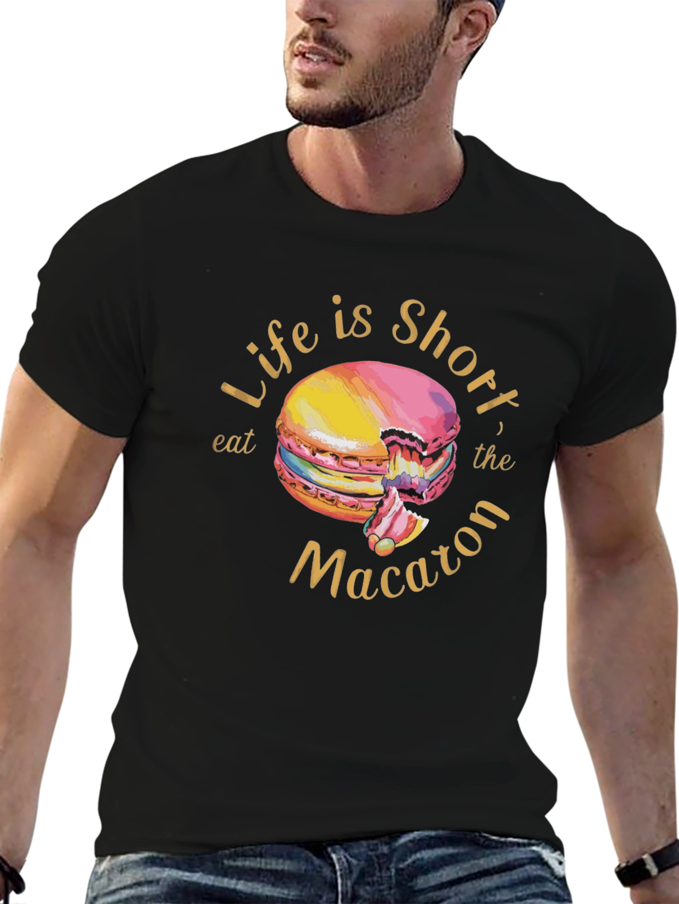 Life is Short Eat the Macaron T-Shirt
