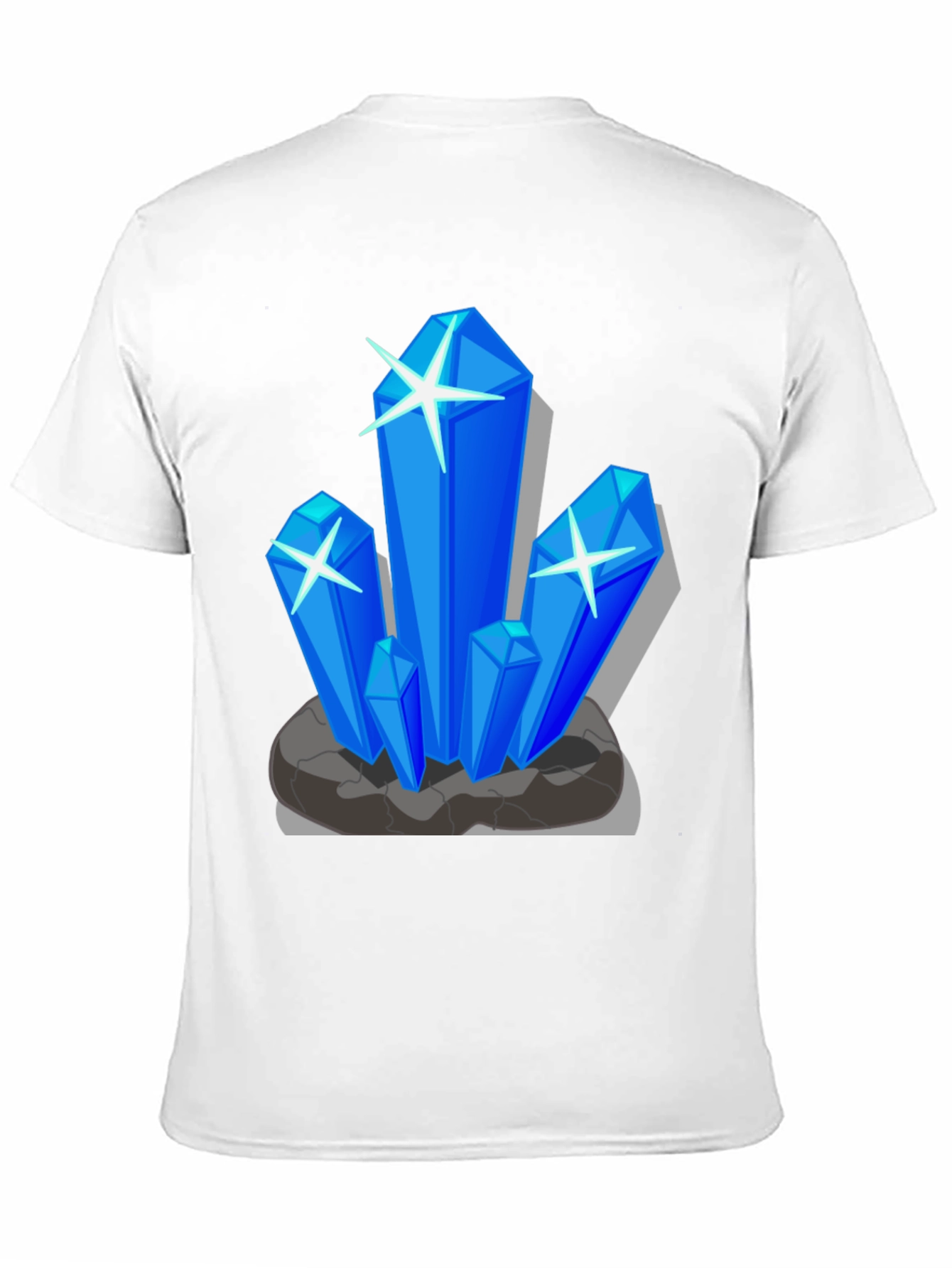 Crystal Design Black T-Shirt