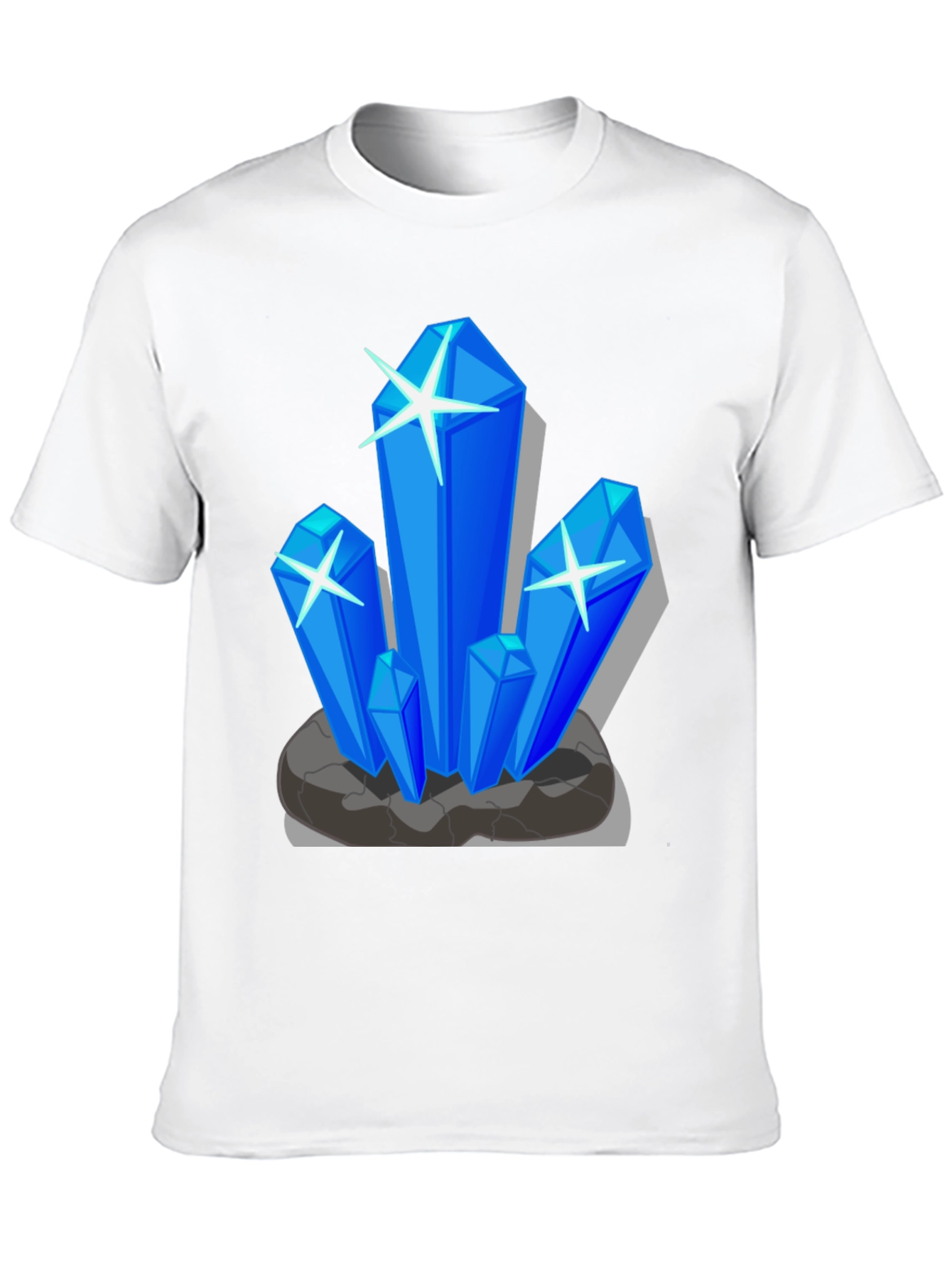 Crystal Design Black T-Shirt