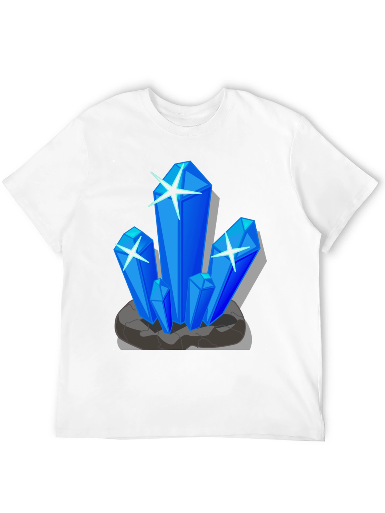 Crystal Design Black T-Shirt