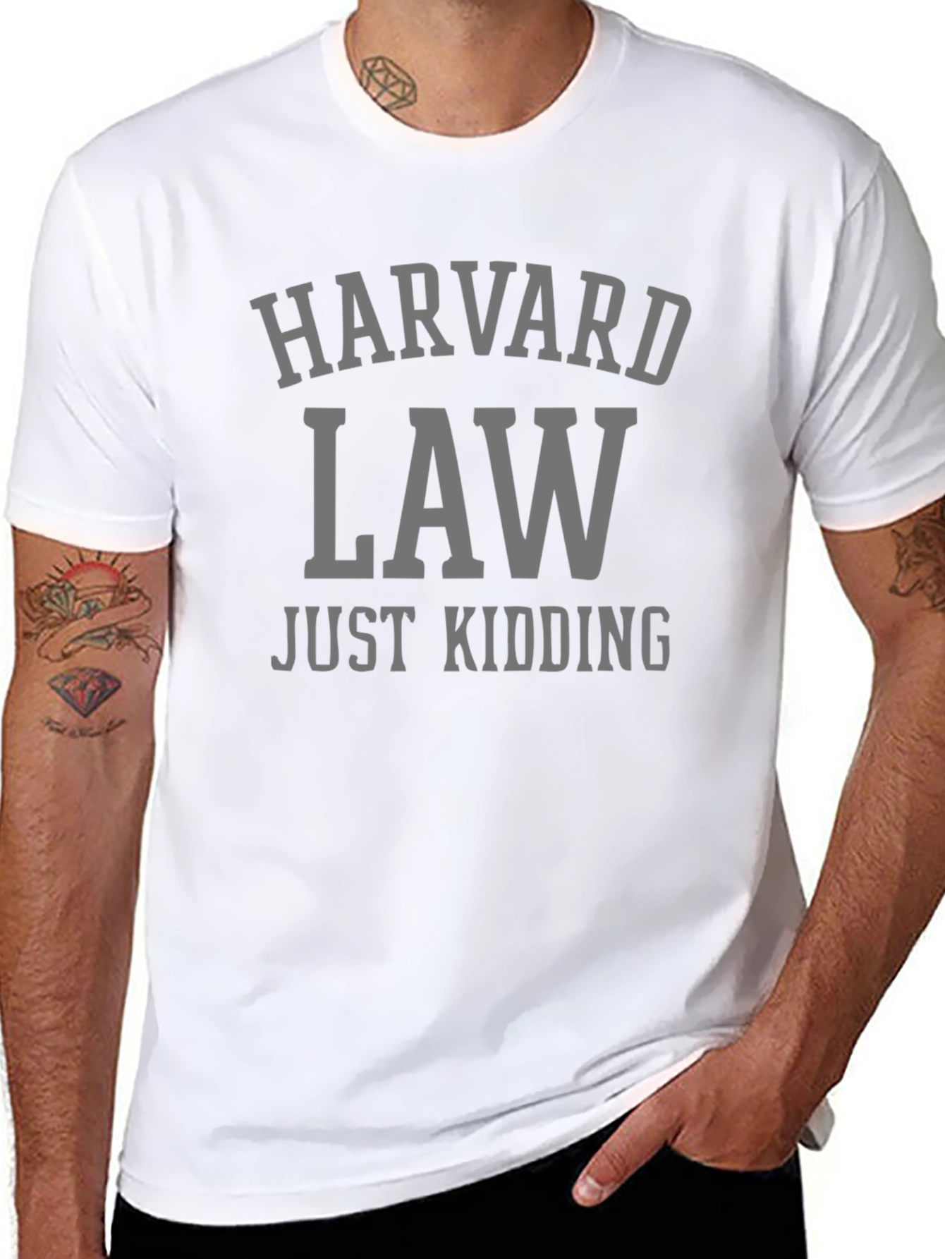 Harvard Law - Just Kidding! Graphic T-Shirt