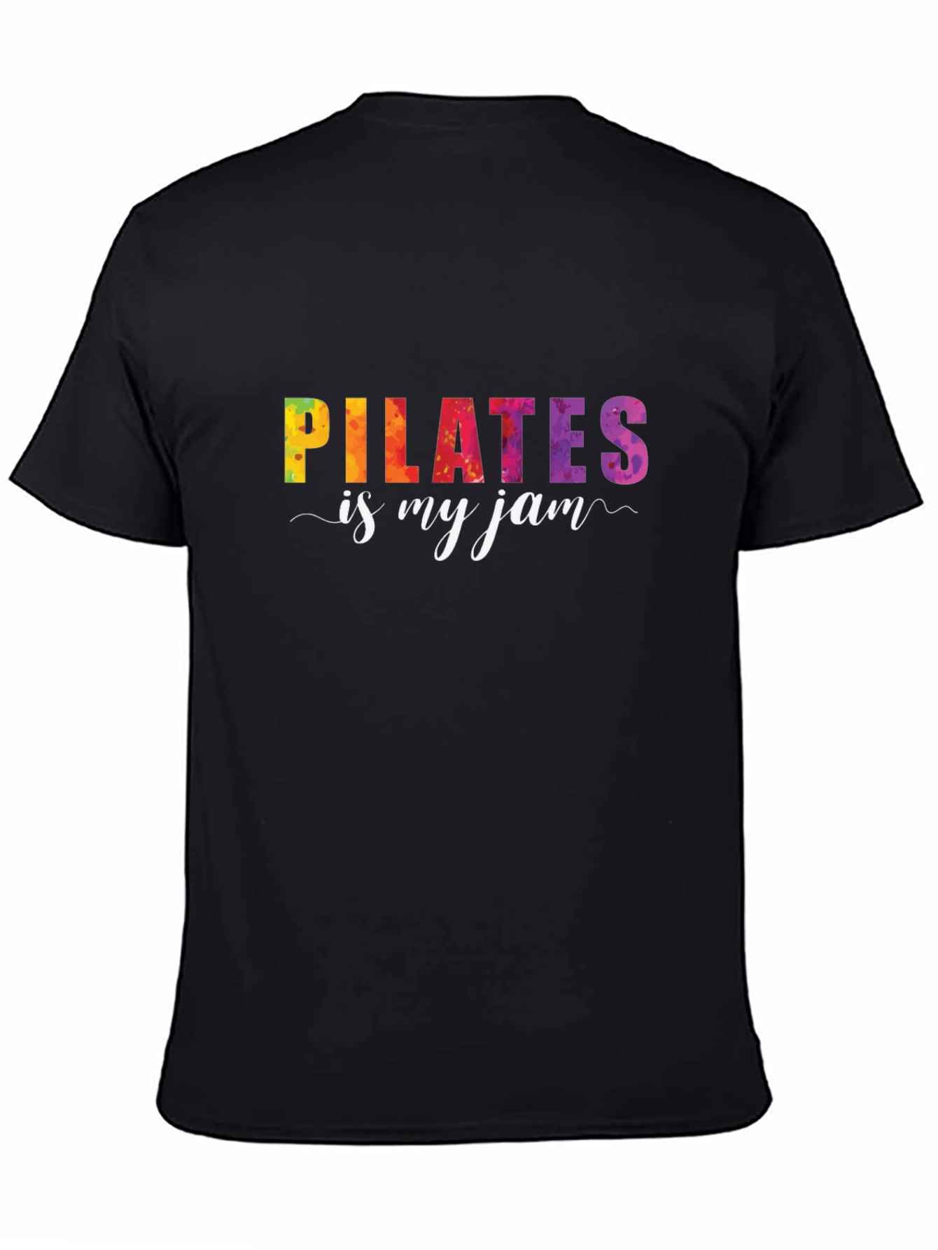 Pilates Is My Jam Graphic Tee - Black T-Shirt