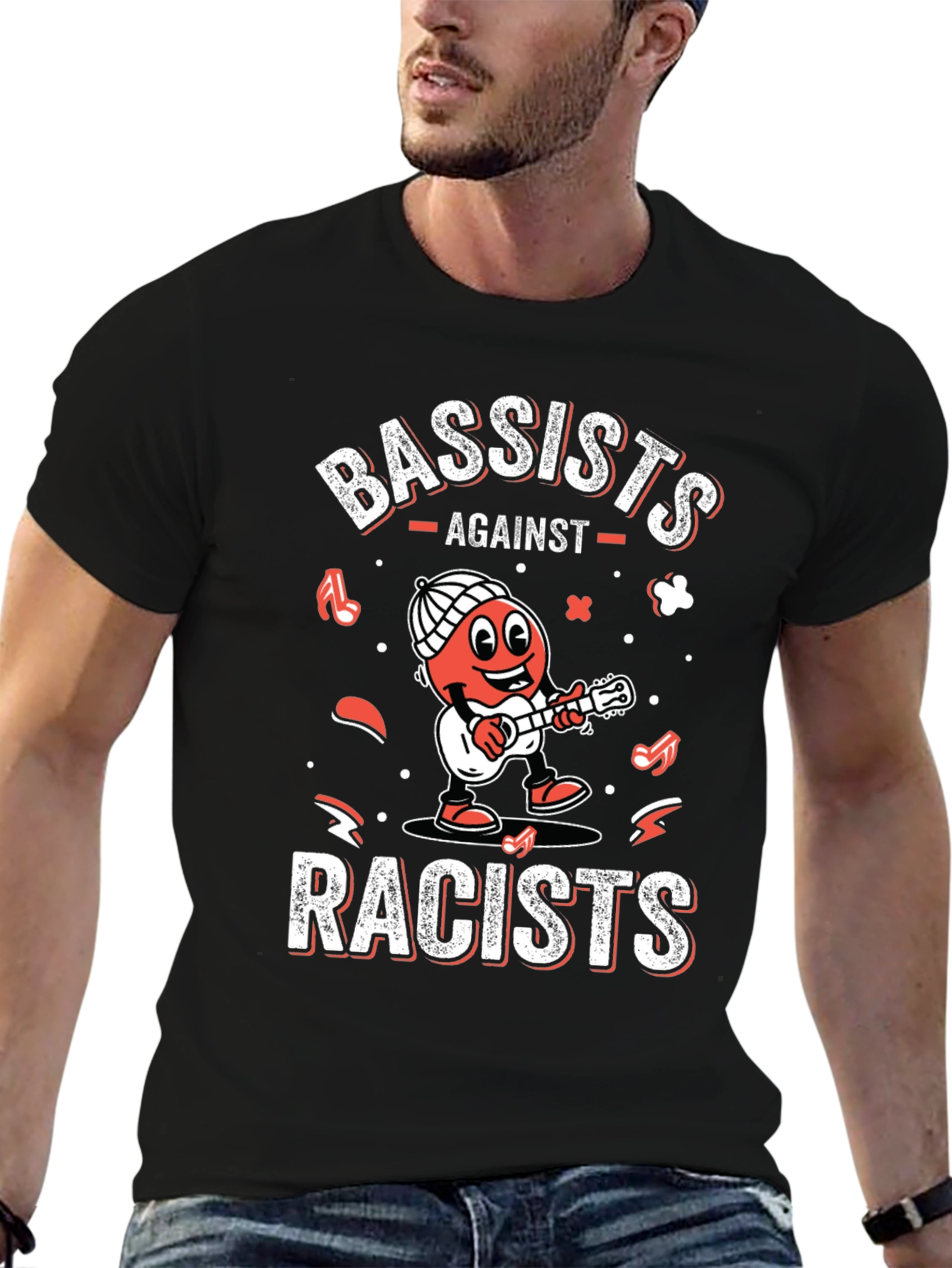 Bassists Against Racists T-Shirt