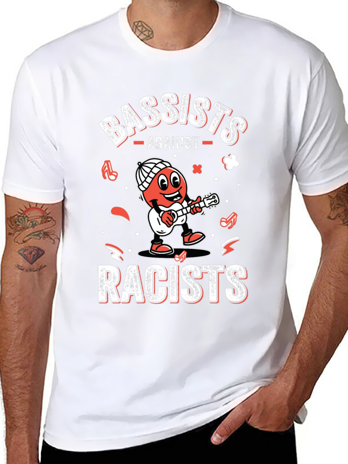 Bassists Against Racists T-Shirt