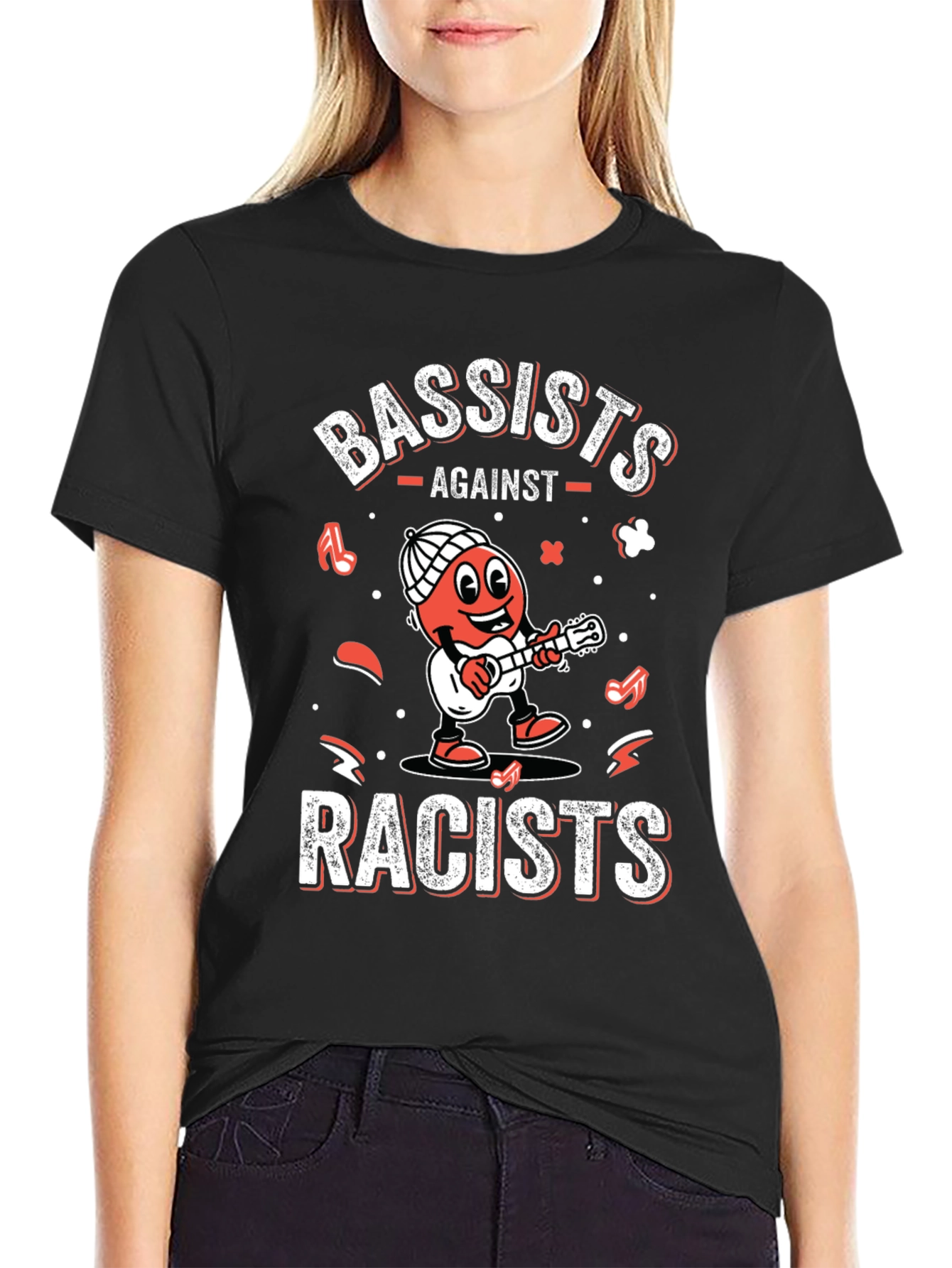 Bassists Against Racists T-Shirt