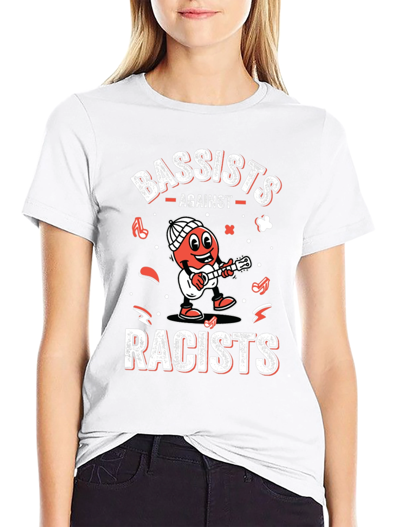Bassists Against Racists T-Shirt