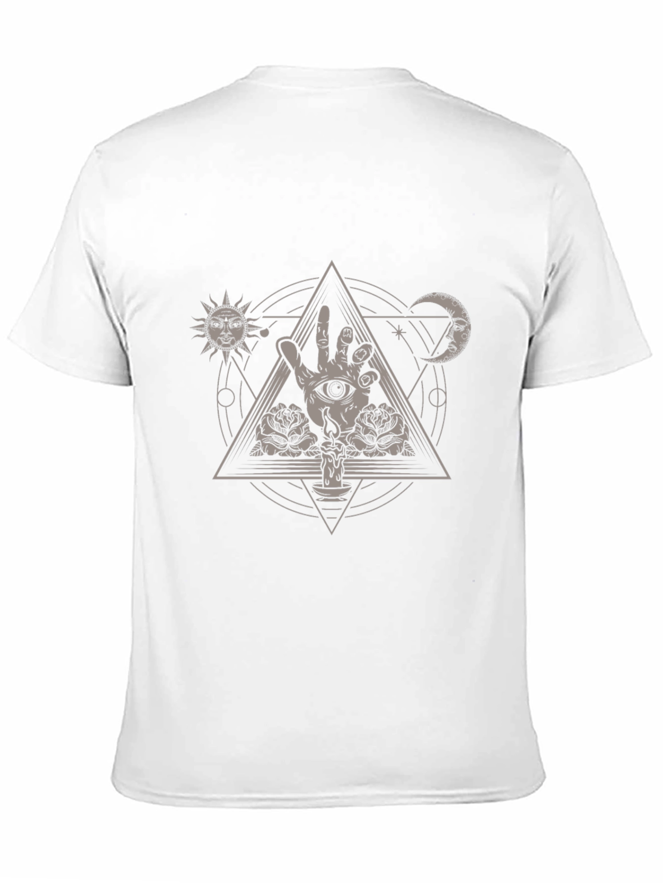Mystic Eye Hand Triangle Graphic Tee