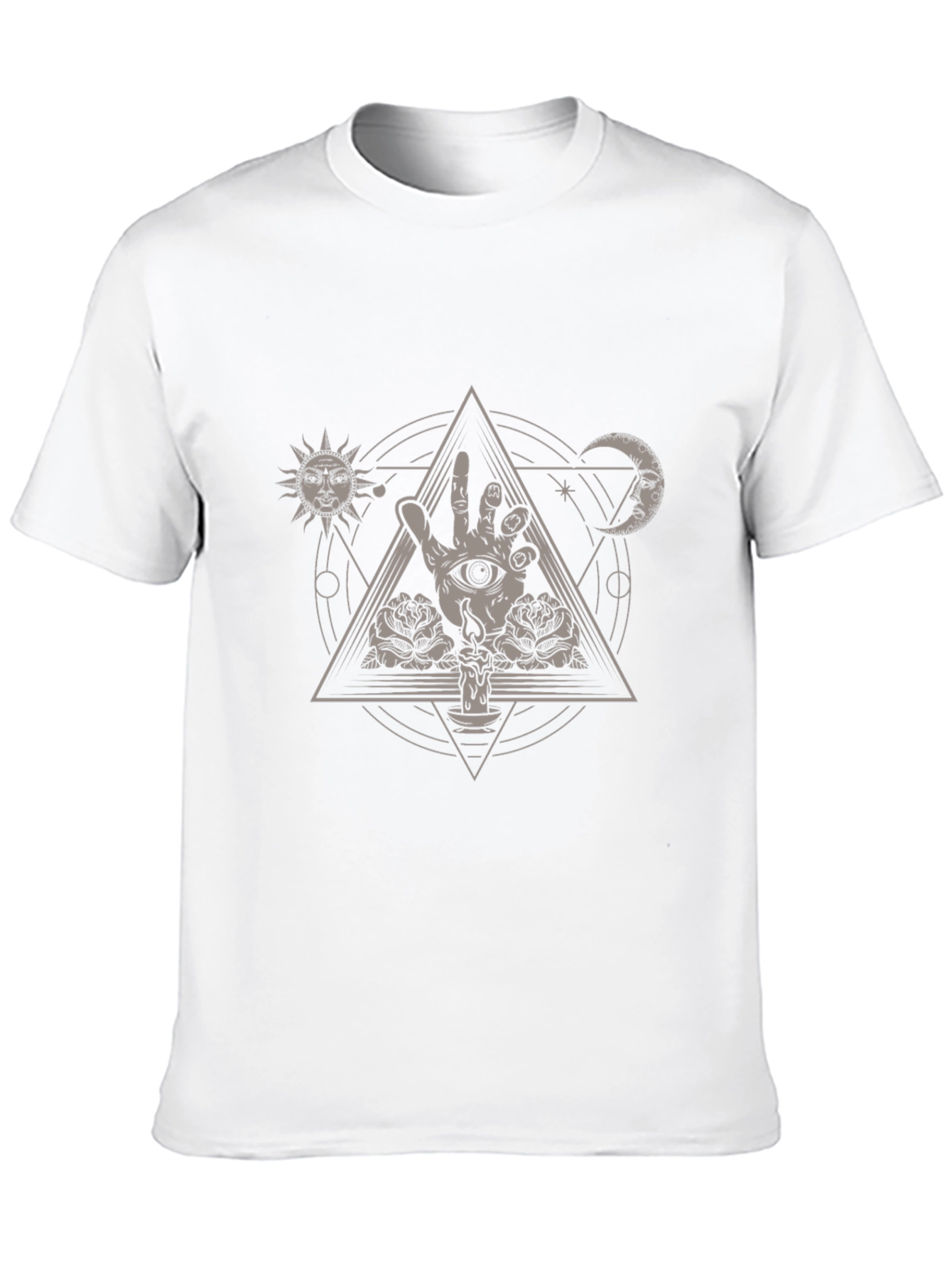 Mystic Eye Hand Triangle Graphic Tee