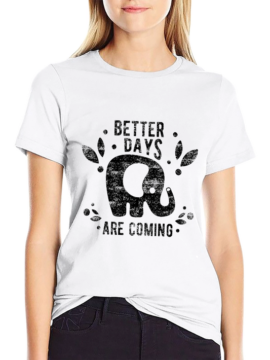 Better Days Elephant Graphic Tee