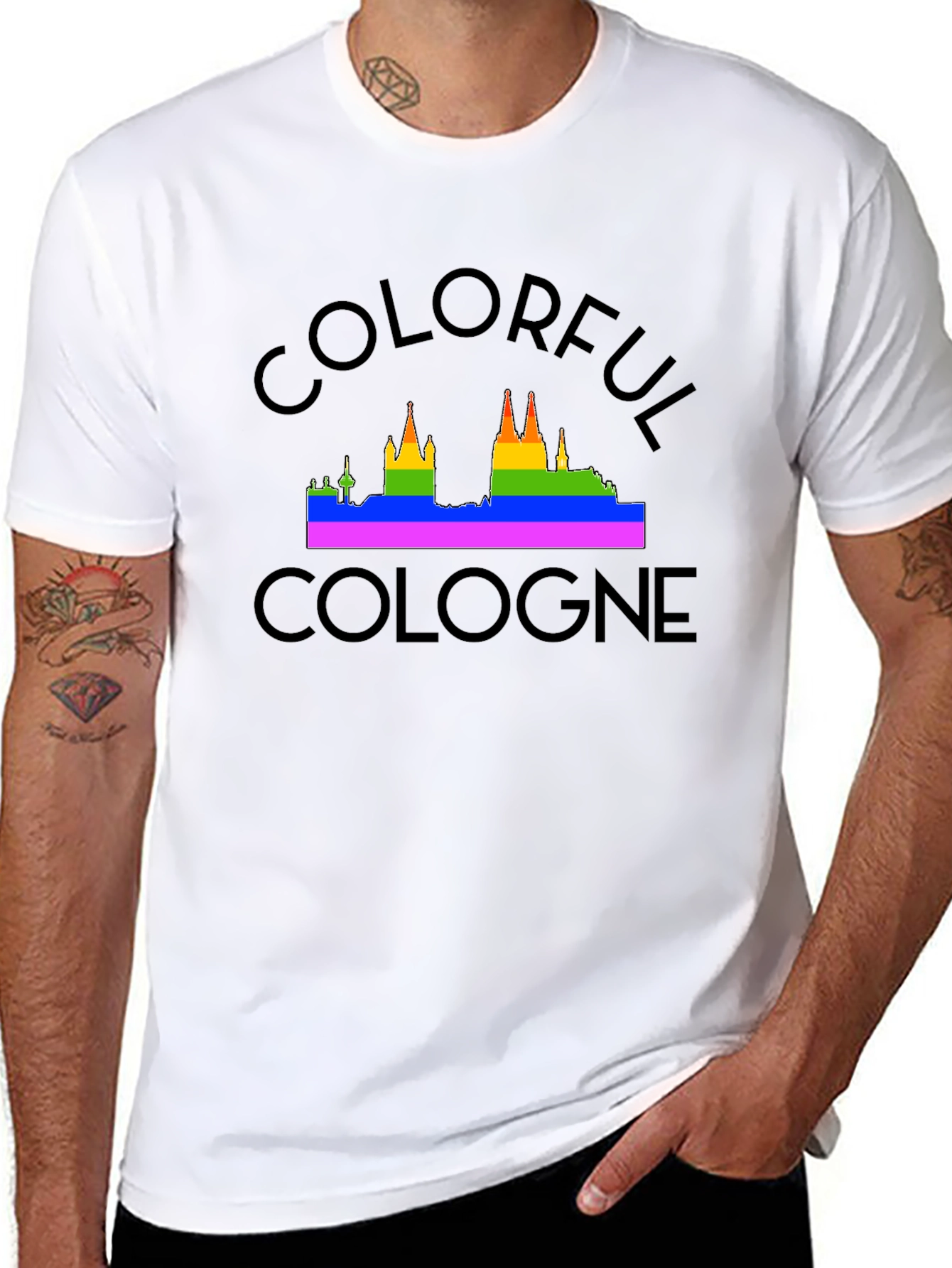 Colorful Cologne Skyline T-Shirt