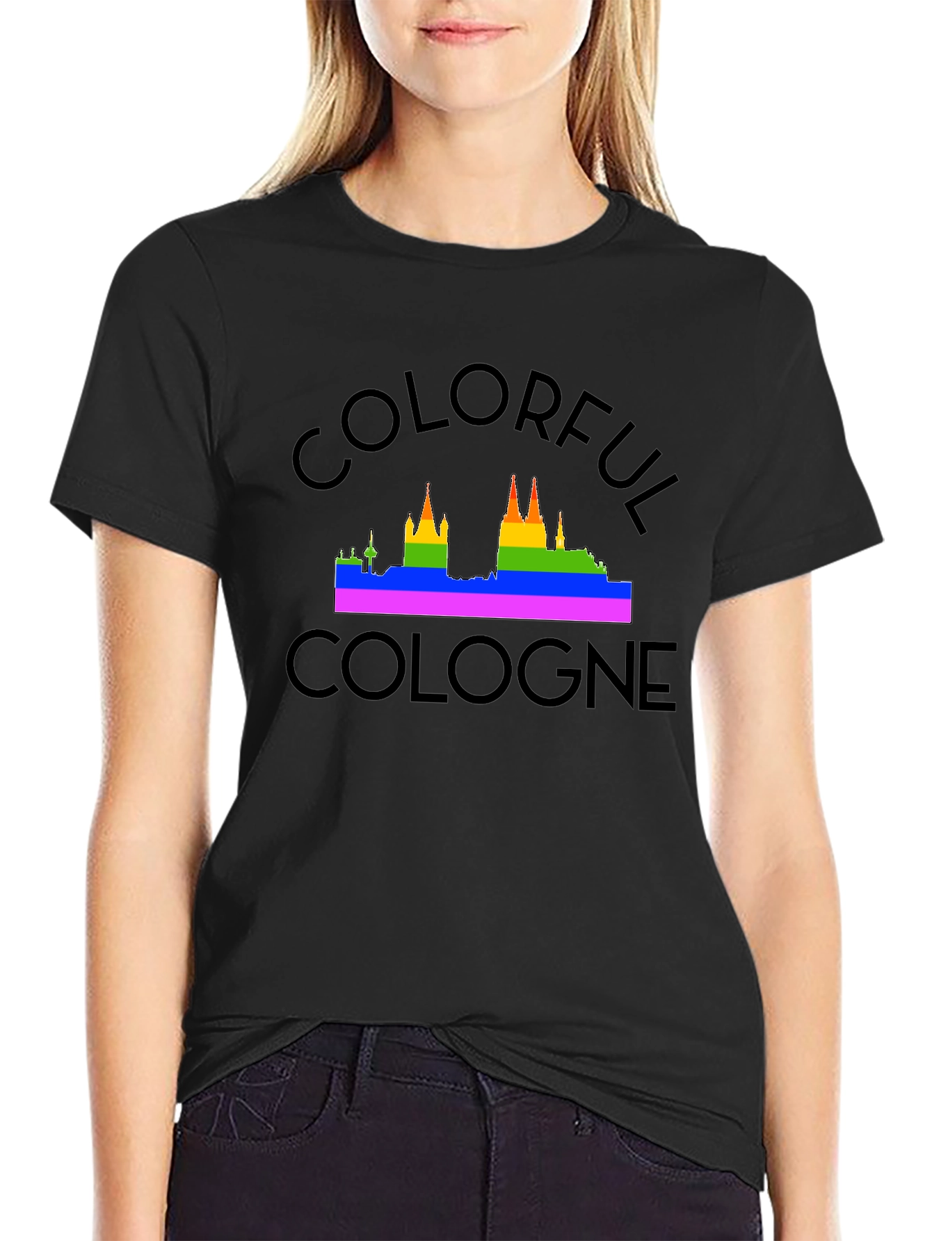 Colorful Cologne Skyline T-Shirt