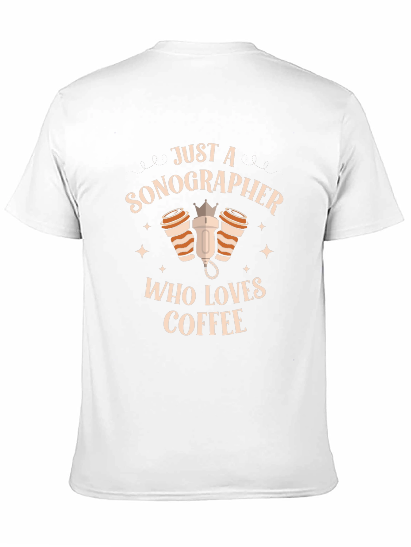 Sonographer Coffee Lover Graphic T-Shirt