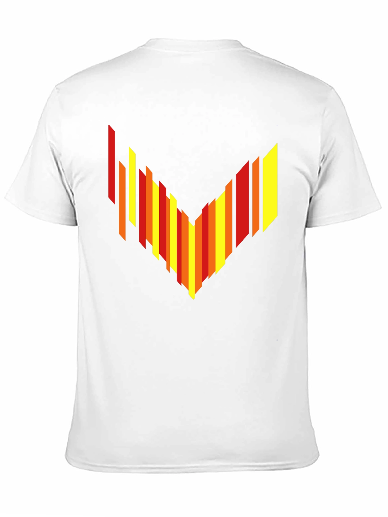 Geometric Arrow Graphic Tee - Mens Black T-Shirt