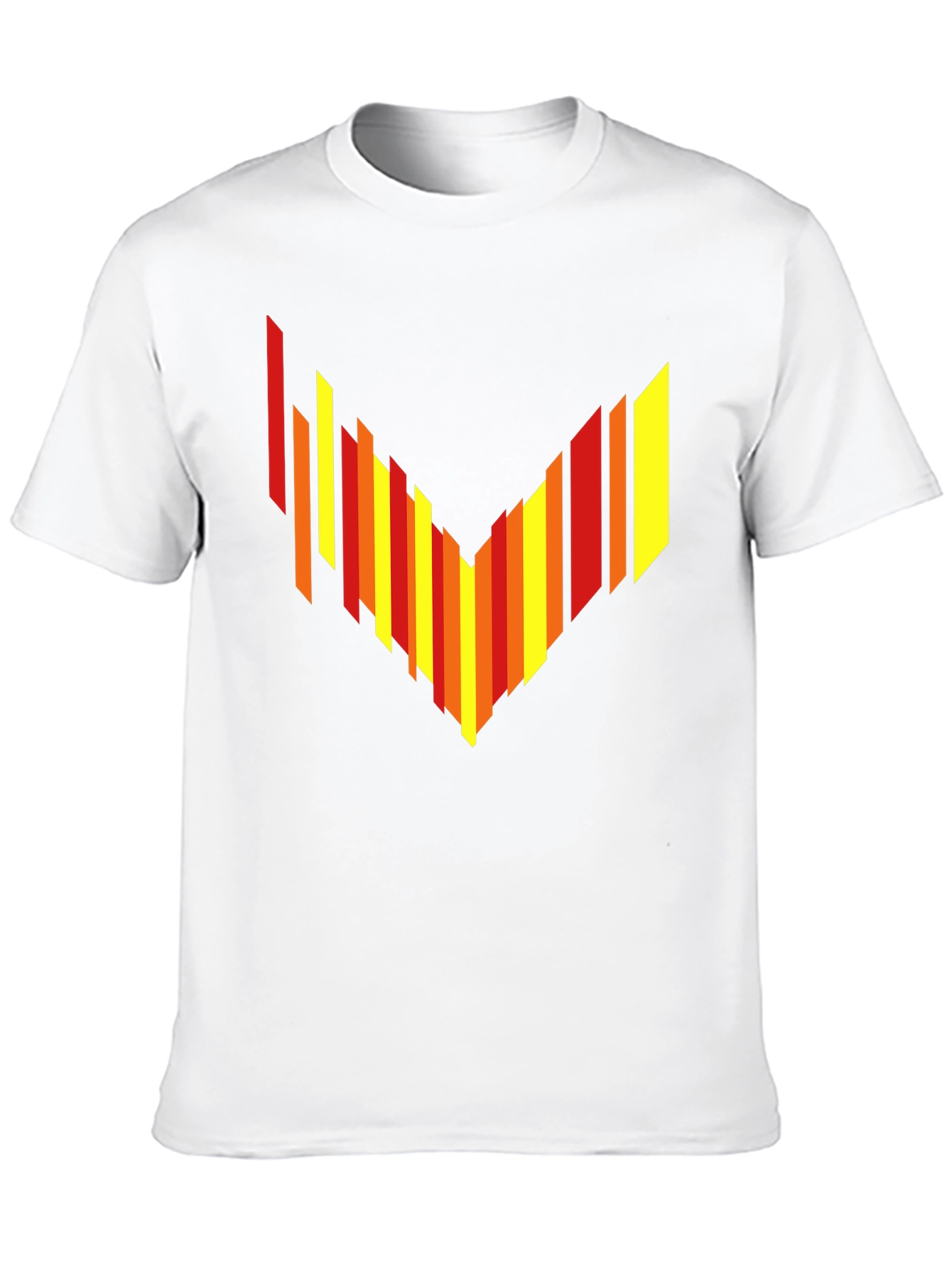 Geometric Arrow Graphic Tee - Mens Black T-Shirt