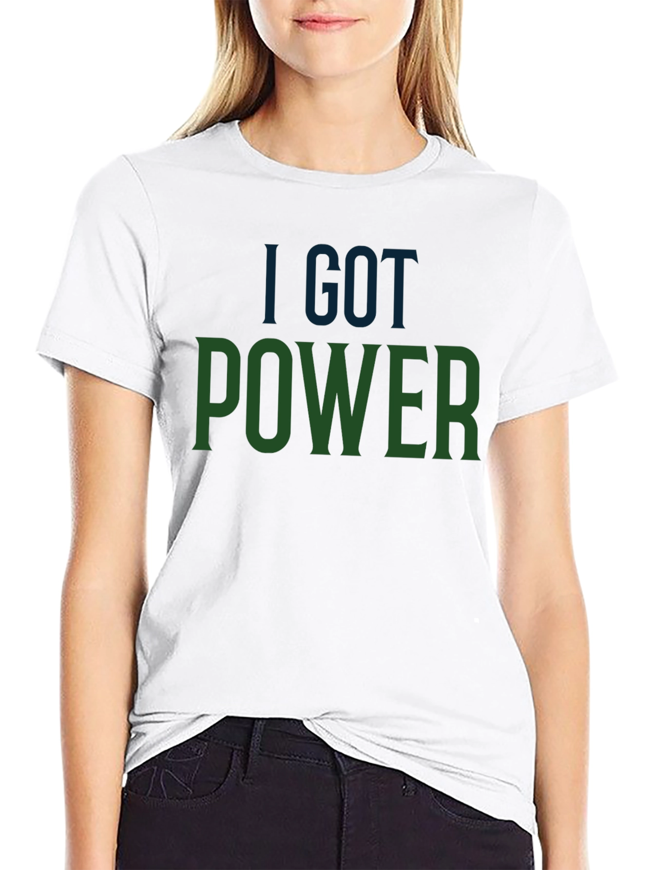 I GOT POWER Graphic Tee - Mens Black T-Shirt
