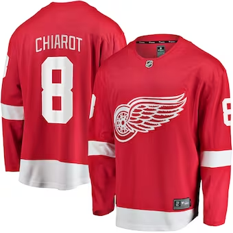 Men's Detroit Red Wings Ben Chiarot #8 Red Home Breakaway Player Jerseys