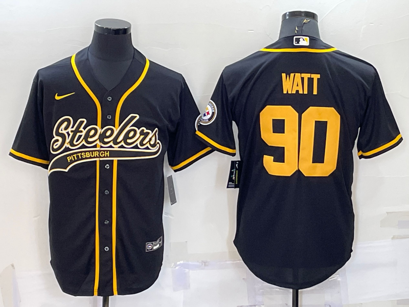Men's Pittsburgh Steelers T.J. Watt #90 Black Vapor F.U.S.E. Limited Jerseys Joint edition