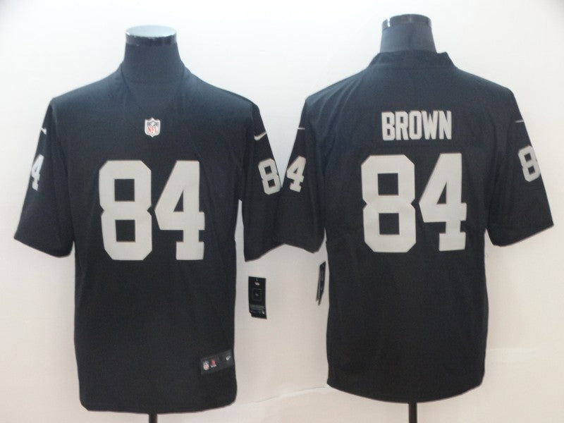 Men's Las Vegas Raiders Antonio Brown #84 Black Game Jerseys