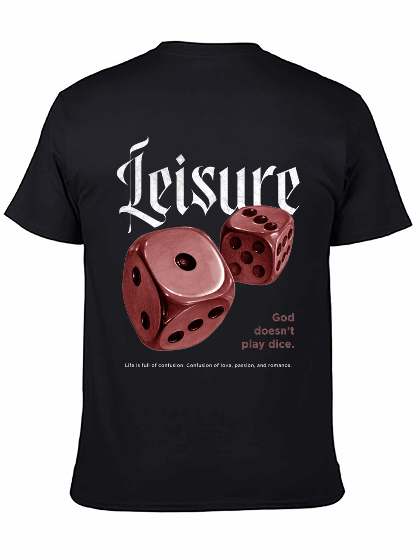 Leisure Dice Graphic T-Shirt - Unisex