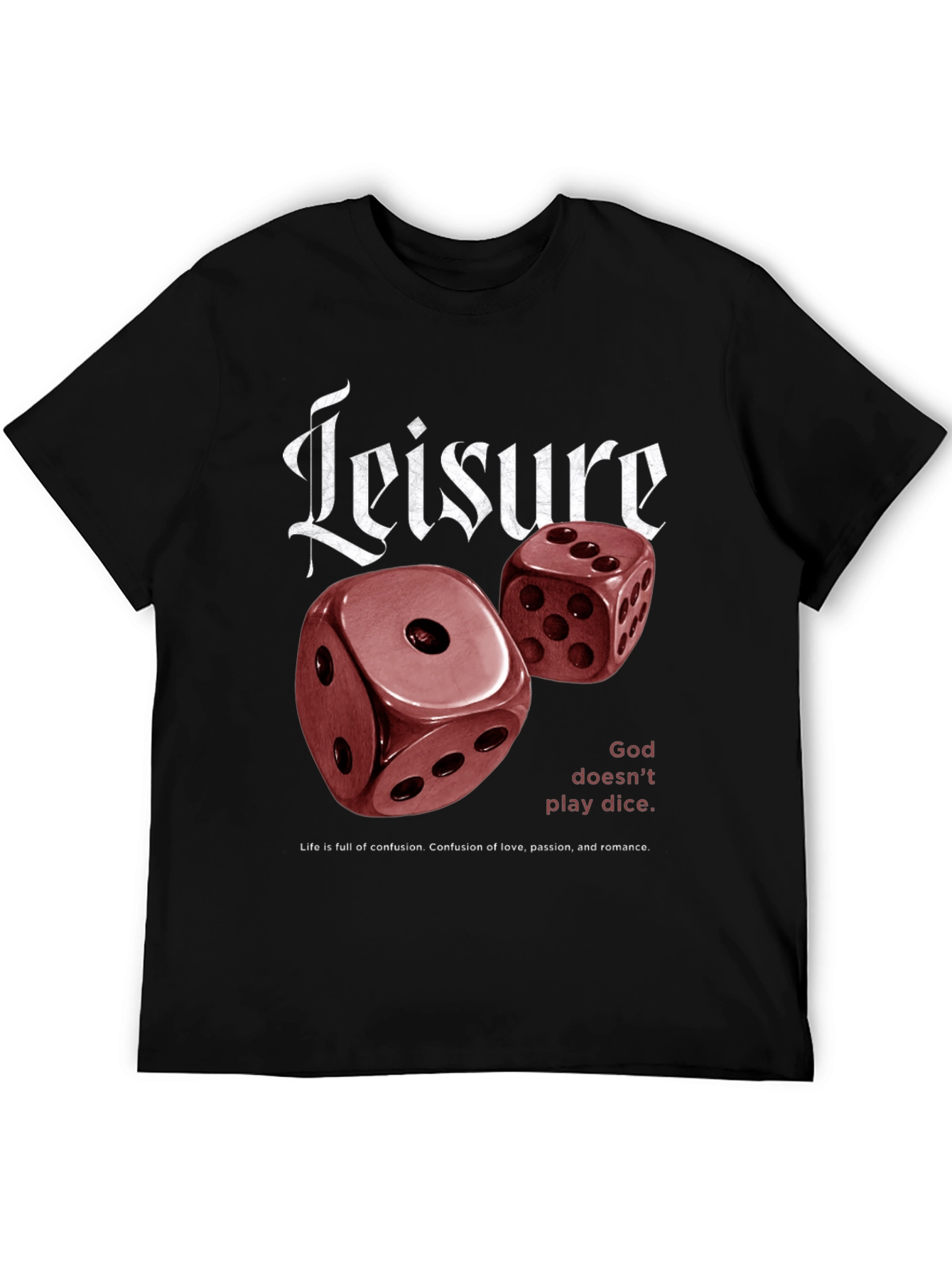 Leisure Dice Graphic T-Shirt - Unisex