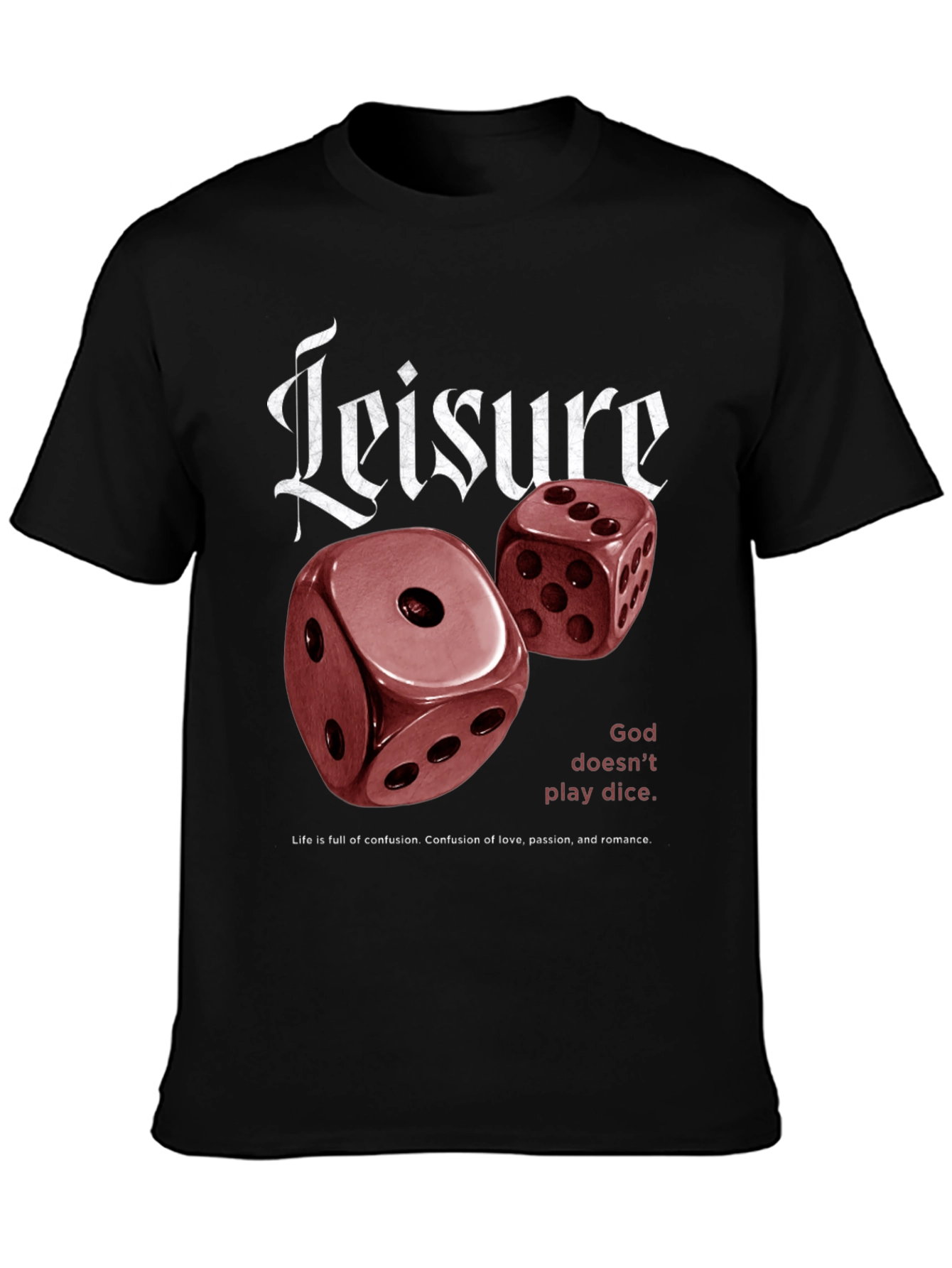Leisure Dice Graphic T-Shirt - Unisex