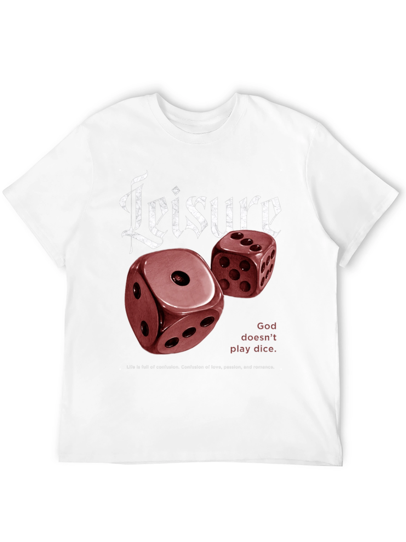 Leisure Dice Graphic T-Shirt - Unisex
