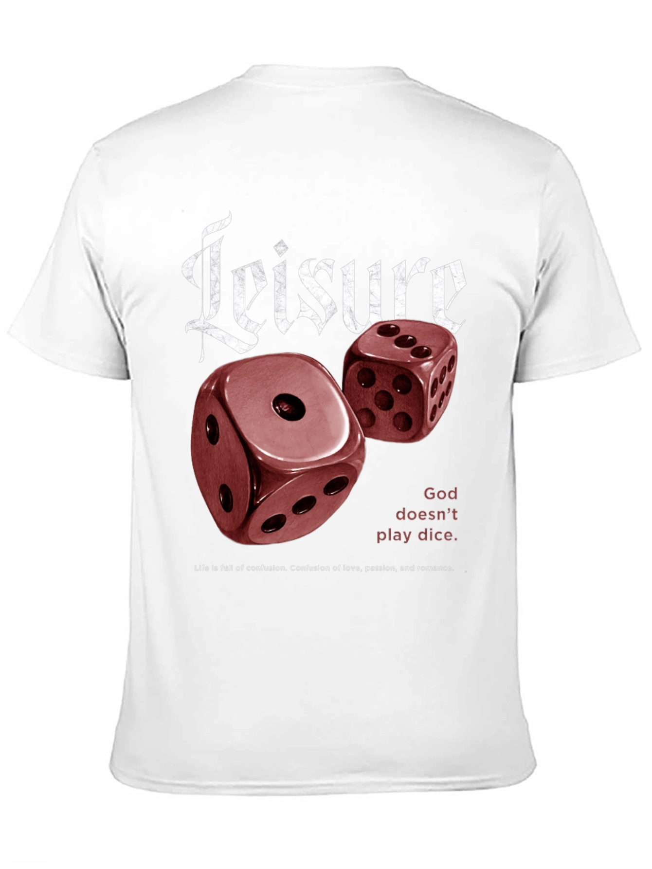 Leisure Dice Graphic T-Shirt - Unisex