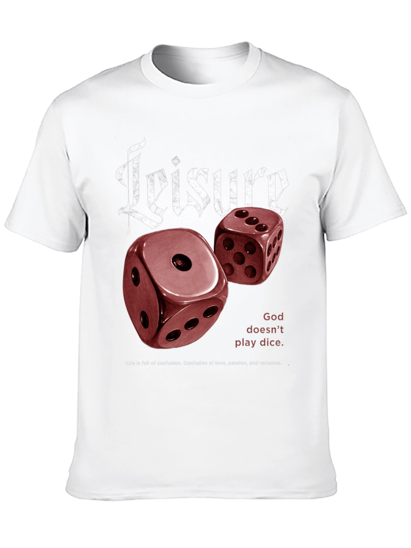 Leisure Dice Graphic T-Shirt - Unisex